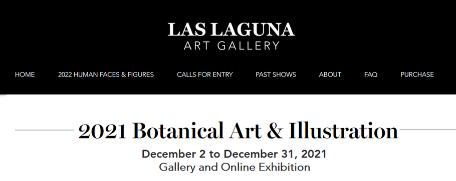 TDANB0002 Las Laguna Art Gallery 2021 Botanical Art & Illustration Gallery & Online Exhibition