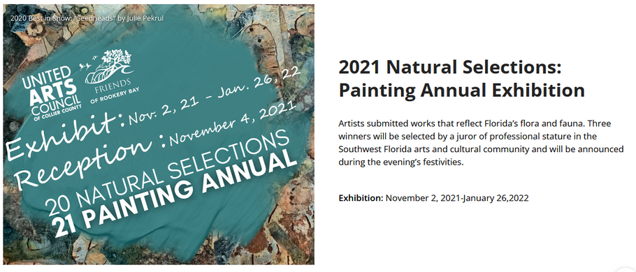 TDANB0001 Rookery Bay 2021 Natural Selections: Painting Annual Exhibitions